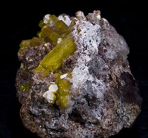   Charlesite et ettringite - Mines de N'Chwaning, Afrique du Sud (6P3 cm)